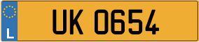 Truck License Plate